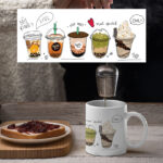 Cană personalizată Bubble Tea and Coffee