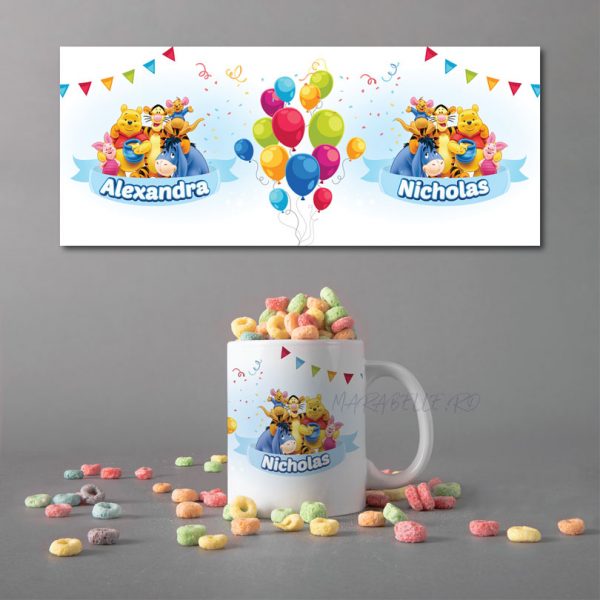 Cană personalizată cu Winnie the Pooh Cană personalizată cu Winnie the Pooh