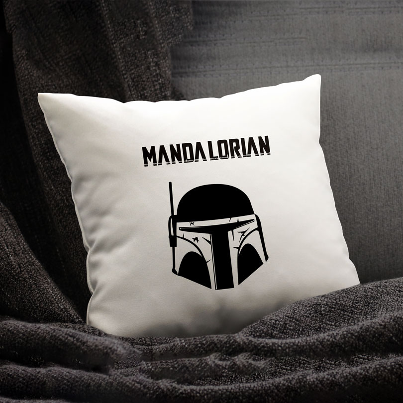 Pernă Mandalorian, pentru fanii Star Wars