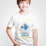 Tricouri cu Strumfi personalizate pentru copii