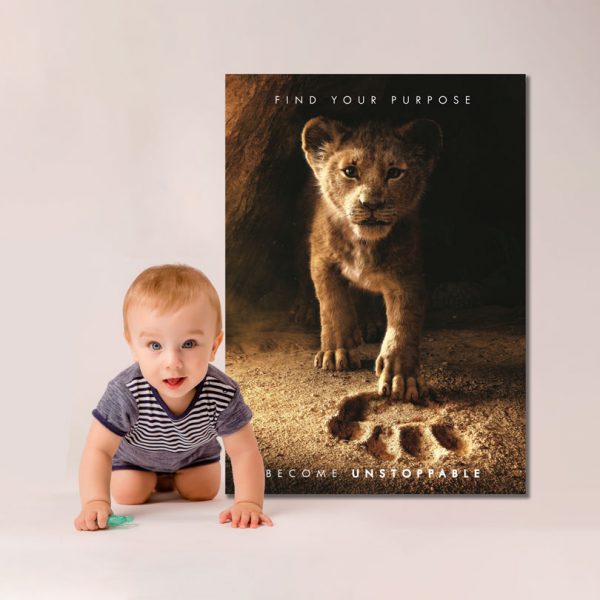 Tablou Canvas cu Simba, pentru copii Tablou Canvas cu Simba, pentru copii