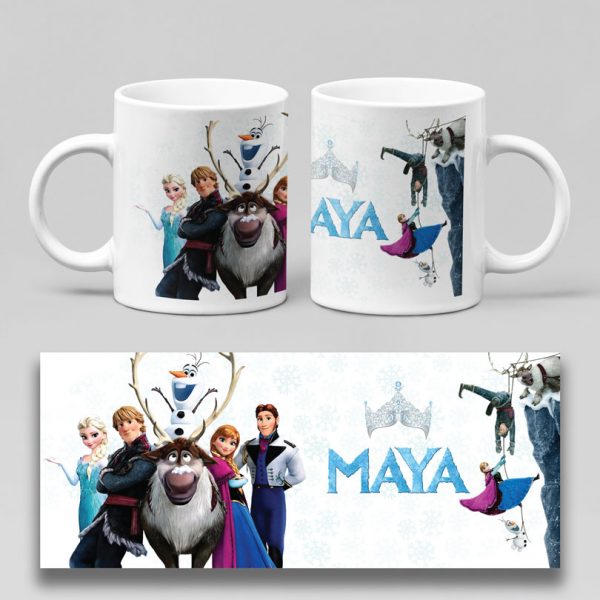 Cană personalizată cu Frozen, disponibilă în 6 variante Cană personalizată cu Frozen, disponibilă în 6 variante