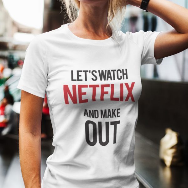 Tricouri Netflix cu mesaj, modele unisex