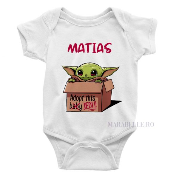 Body personalizat Yoda - Adopt This Jedi Body personalizat Yoda - Adopt This Jedi