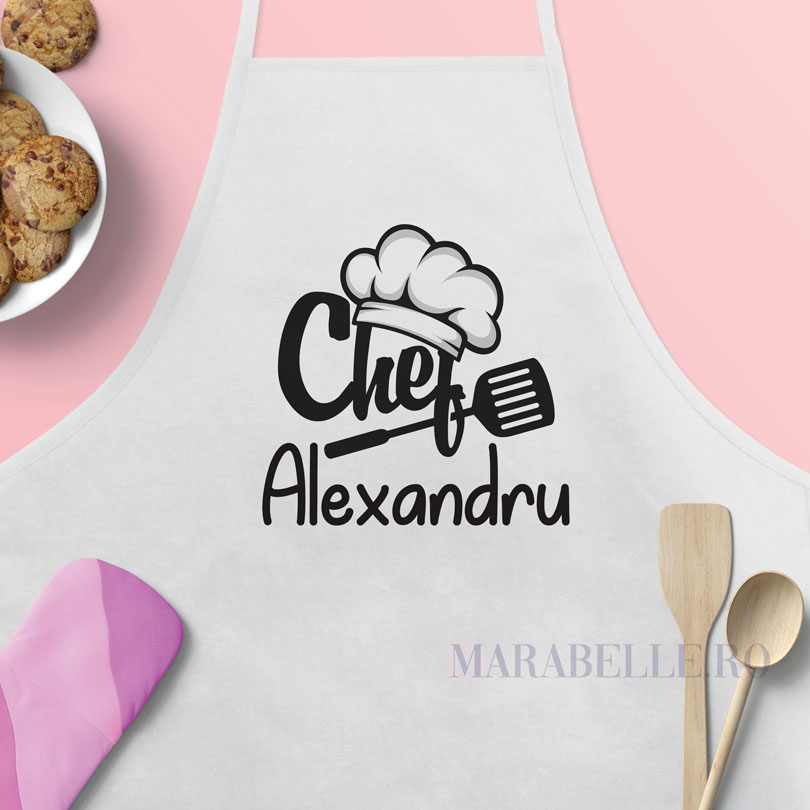 Şorţ de bucătărie personalizat - Chef