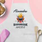 Şorţ personalizat cu nume – Barbecue Master