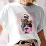 Tricou pentru mămici Mom Of Girls din colecţia Super Mama