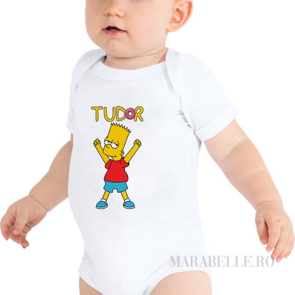 Body bebeluşi personalizat cu Familia Simpsons
