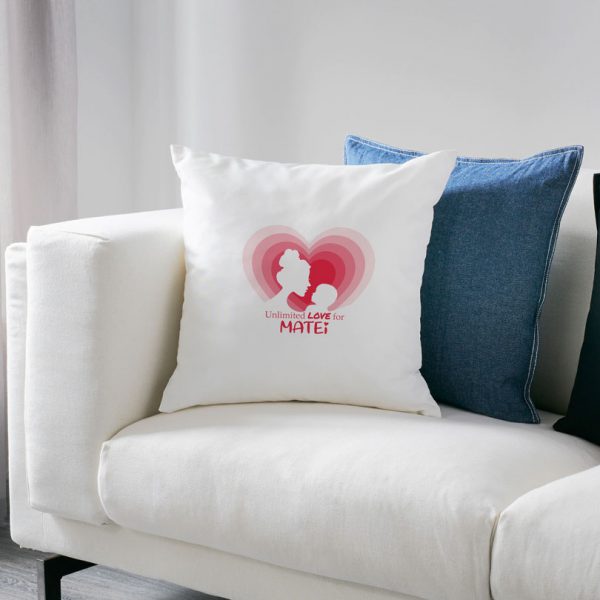 Pernă personalizată cu nume Unconditional Love Pernă personalizată cu nume Unconditional Love