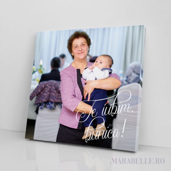 harpoon celestial Leaflet Tablou Canvas cadou pentru bunici, personalizat cu poză şi text ⋆  Marabelle.ro