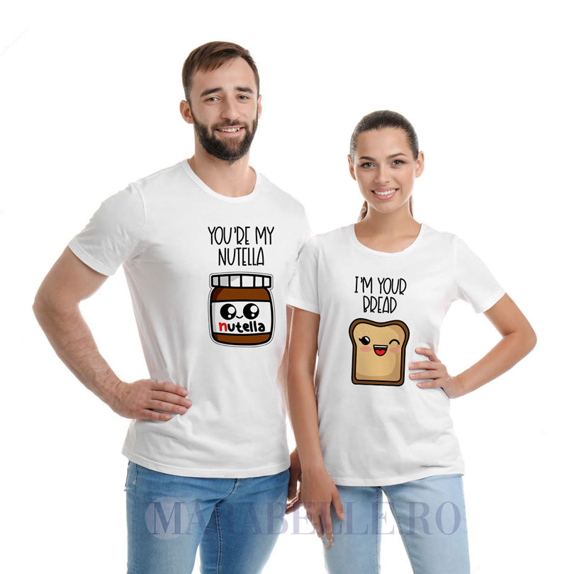 Tricouri amuzante pentru cupluri, You're My Nutella