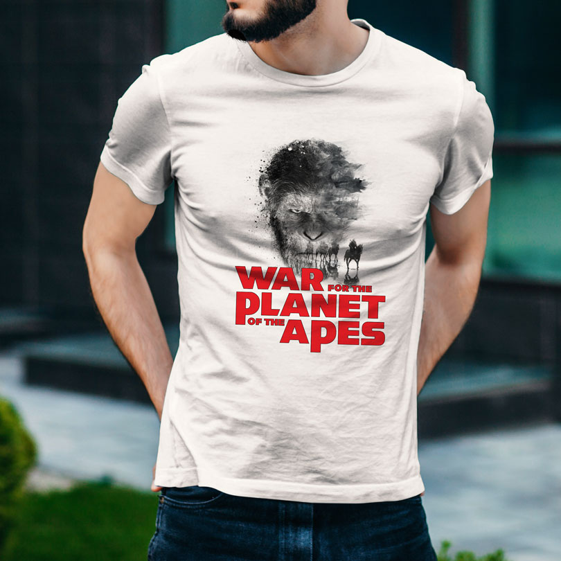 Tricou pentru bărbaţi cu Caesar din "Planet of the Apes"