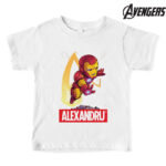 Tricou Iron Man personalizat cu nume, Marvel, Avengers