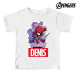 Tricou Spiderman personalizat cu nume, Avengers, Marvel