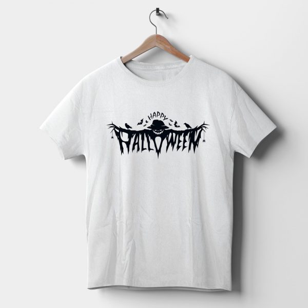 Tricou înfricoşător Happy Halloween, 2 variante Tricou înfricoşător Happy Halloween, 2 variante