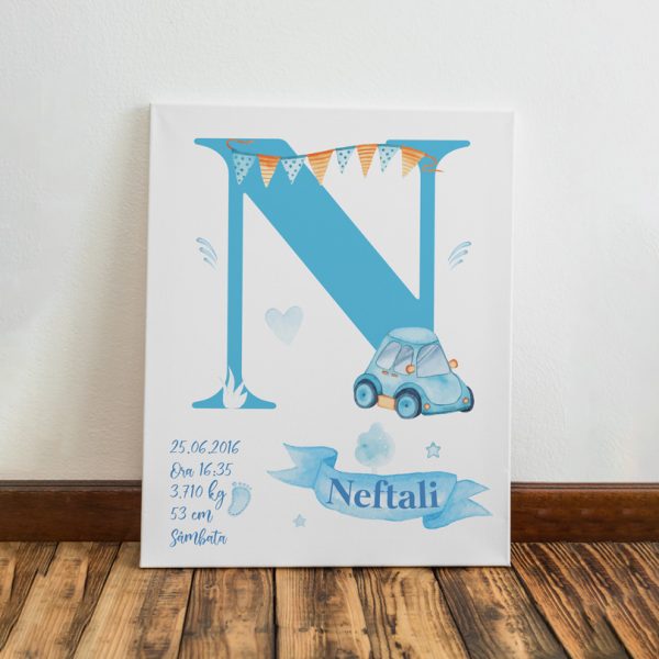 Tablou pentru copii personalizat, model băieţei Tablou pentru copii personalizat, model băieţei
