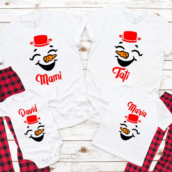 Tricouri Happy Snowman pentru cel mai fericit Crăciun, mânecă scurtă