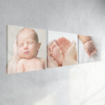 Tablou Multicanvas cu pozele bebeluşului