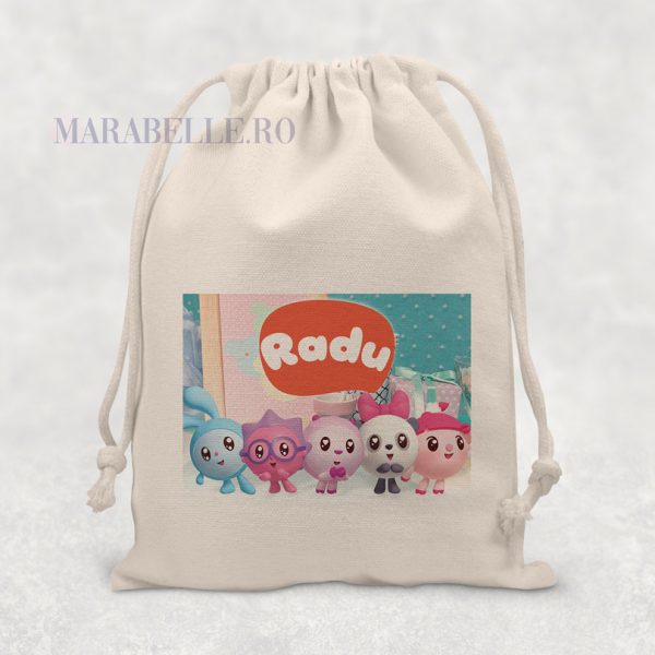 Săculeţ BabyRiki personalizat cu nume Săculeţ BabyRiki personalizat cu nume