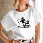 Tricou Game Over, petrecerea burlăciţelor